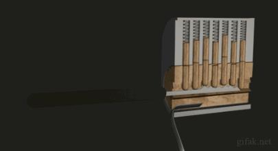 锁的结构图和开锁原理,一字锁开锁原理动态图