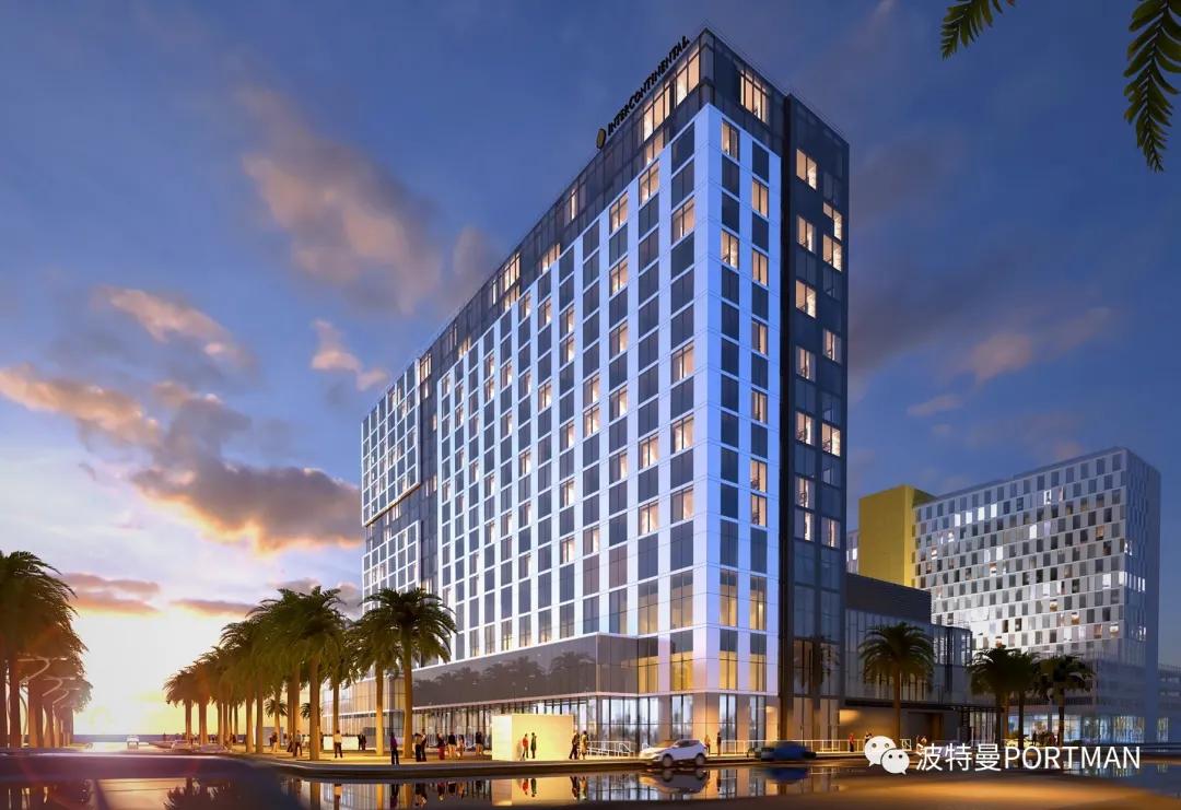 连接城市与滨水区的多品牌酒店圣地亚哥BRIC项目/波特曼