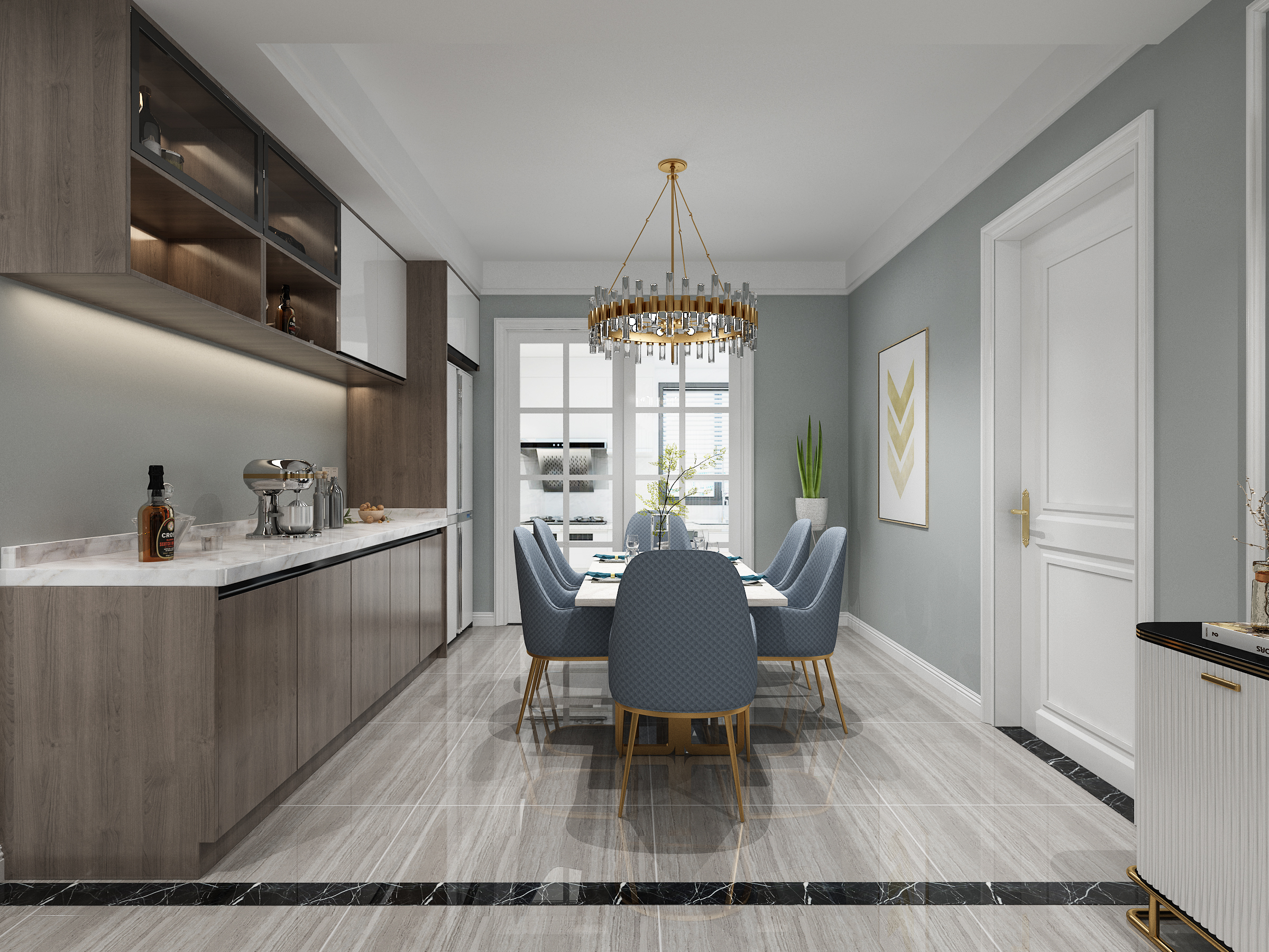 入户门正对走廊尽头窗户如何补救,家装过道尽头怎么弄好看