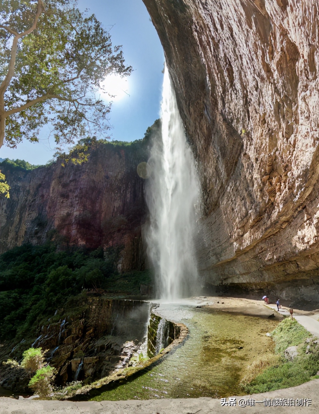 最美八里沟瀑布,旅游必去的三大瀑布