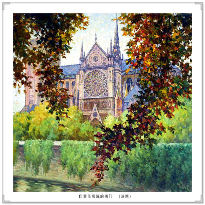 宫廷油画复古写真,高级灰风景油画写生作品