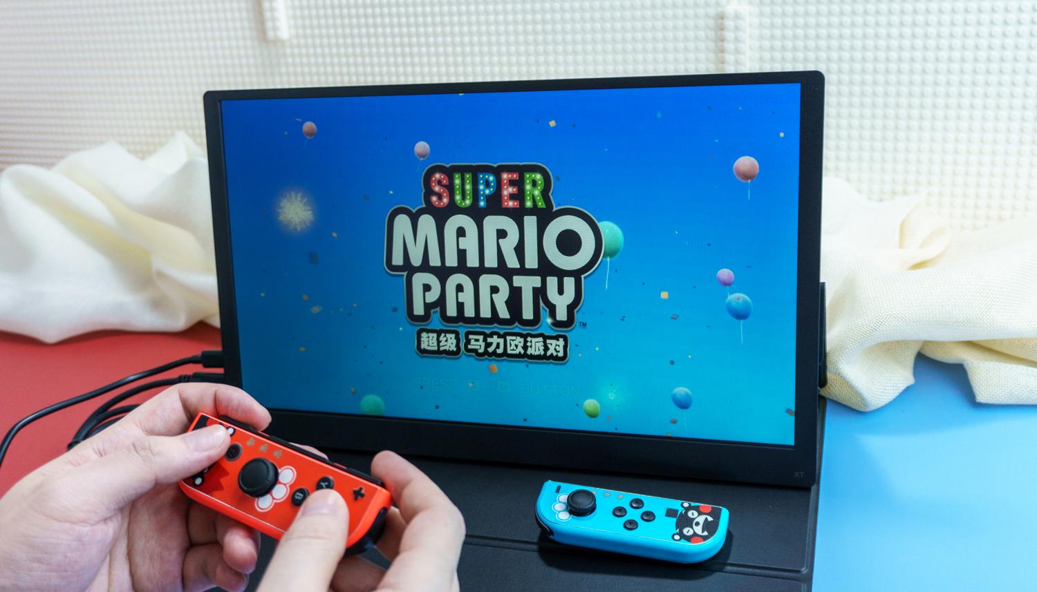 聚会时如何享受多人Switch乐趣?便携屏C-ForceCF011XTPro上手