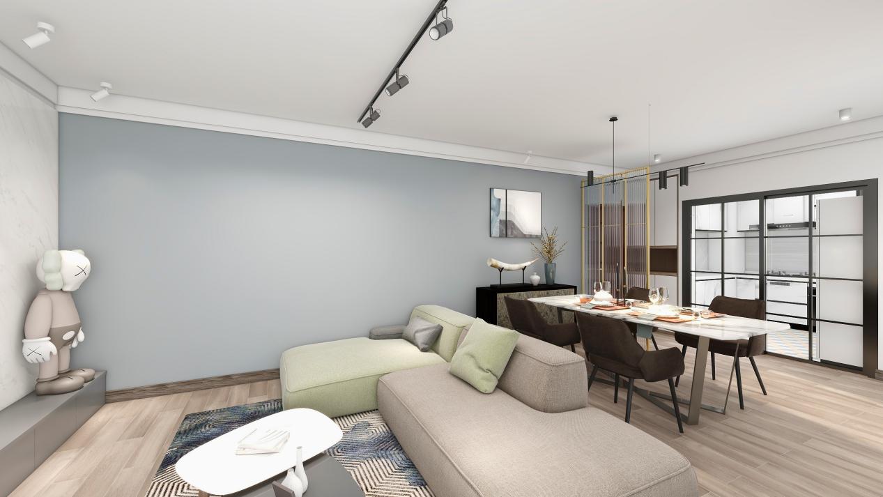 客餐厅采光方法,客餐厅错开的户型设计