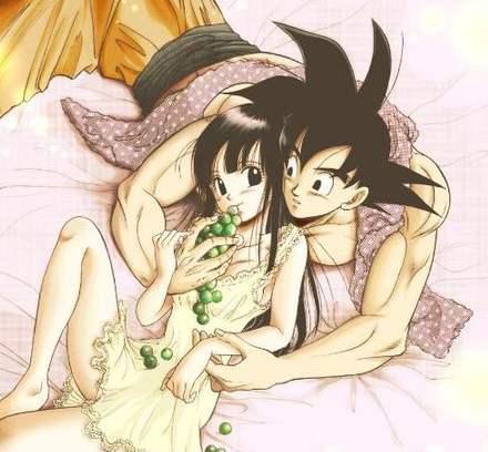 七龙珠悟空和琪琪接吻的画面,龙珠里面悟空和琪琪结婚的时候