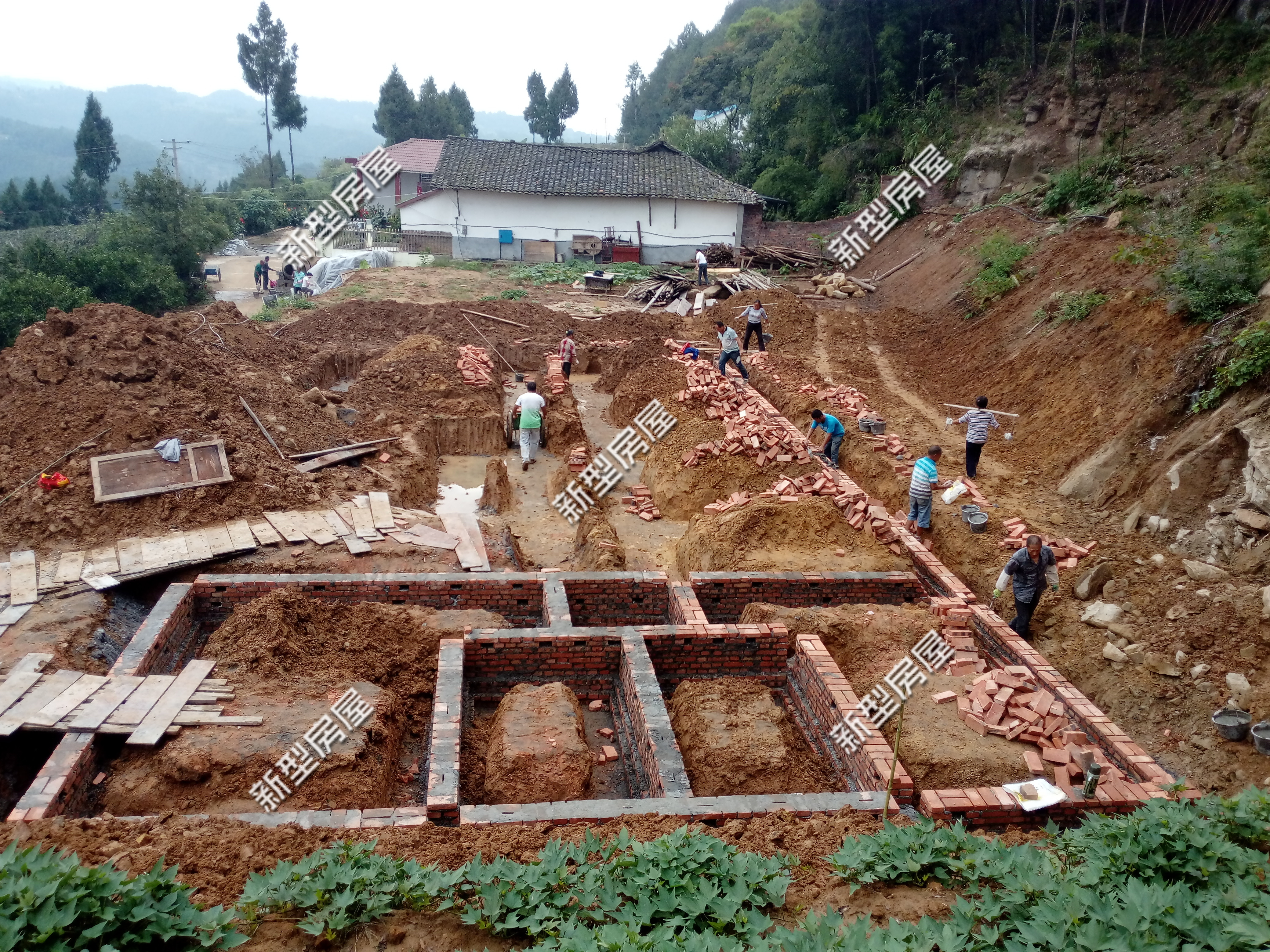 农村建房基础施工全过程,农村建房独立基础施工全流程