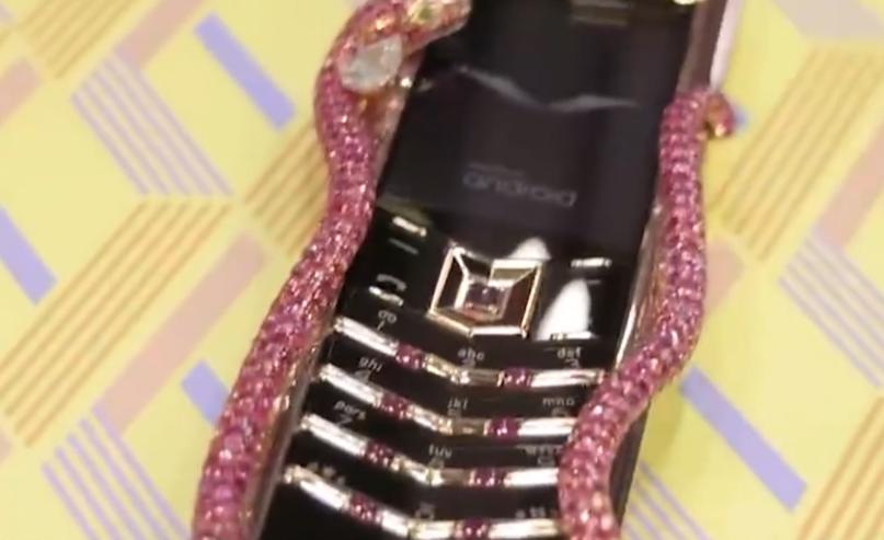 售价289万元！全球最贵的4G按键手机：镶嵌439颗红宝石