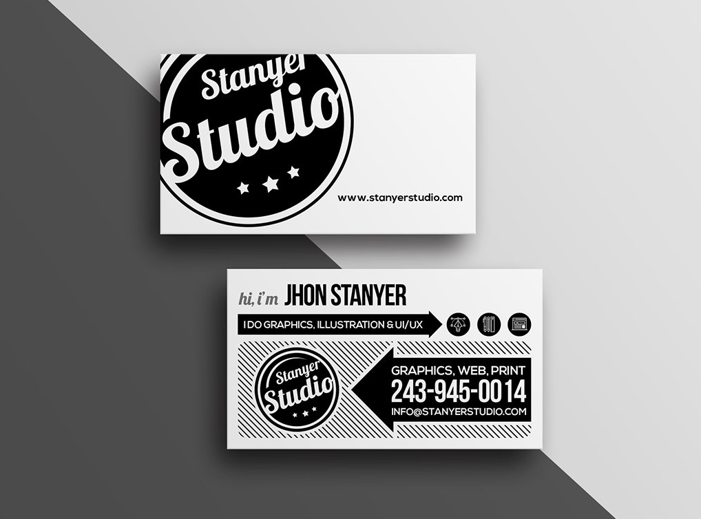 白色商务名片设计图,商务ktv名片设计图片