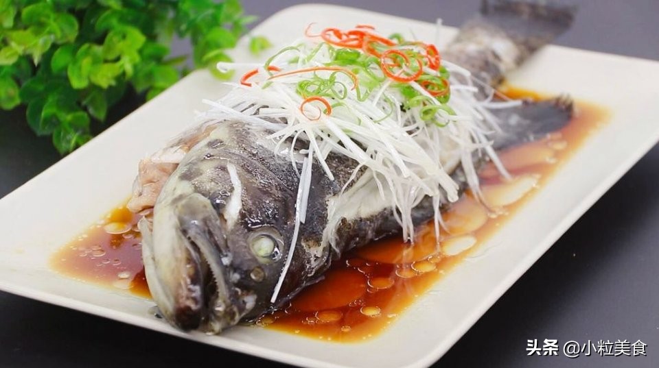 家宴上简单美味的清蒸石斑鱼,青石斑鱼除了清蒸还能怎么做