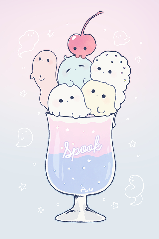 100个水彩美食插画,奈良美食插画