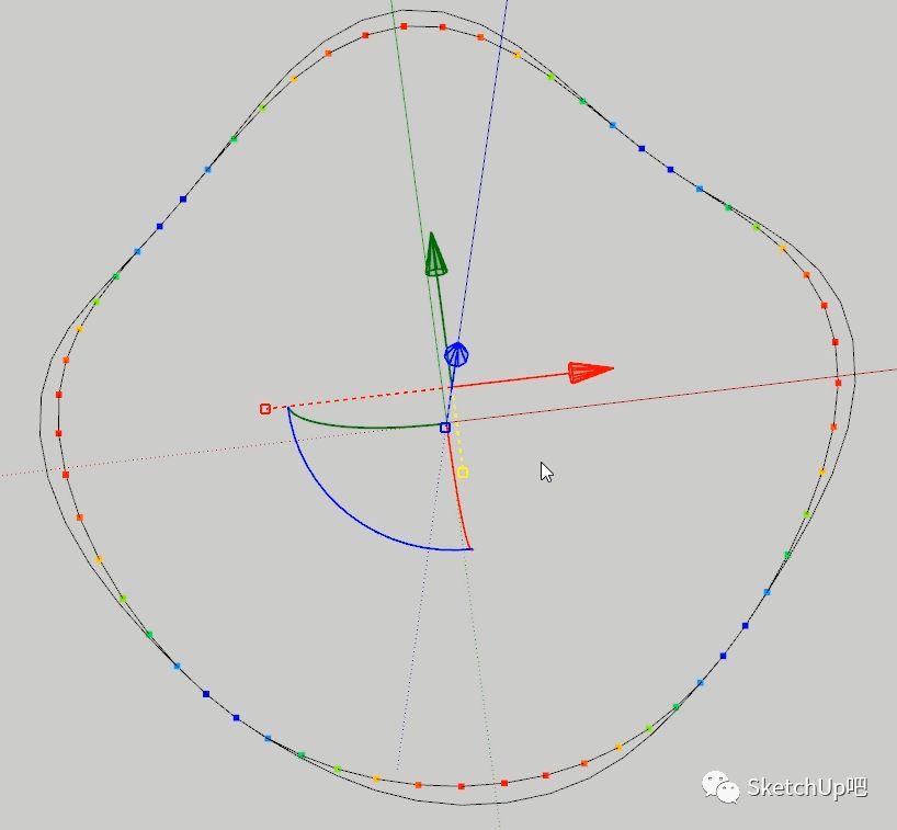 想用su做原神里的地形怎么弄,su建好的异形曲面怎么做门