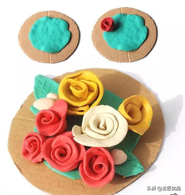 八折团花简单又漂亮教程,又简单又好看的美丽花手工彩纸