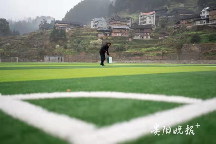 黎平县盖宝侗寨,黔东南盖堡侗寨足球场
