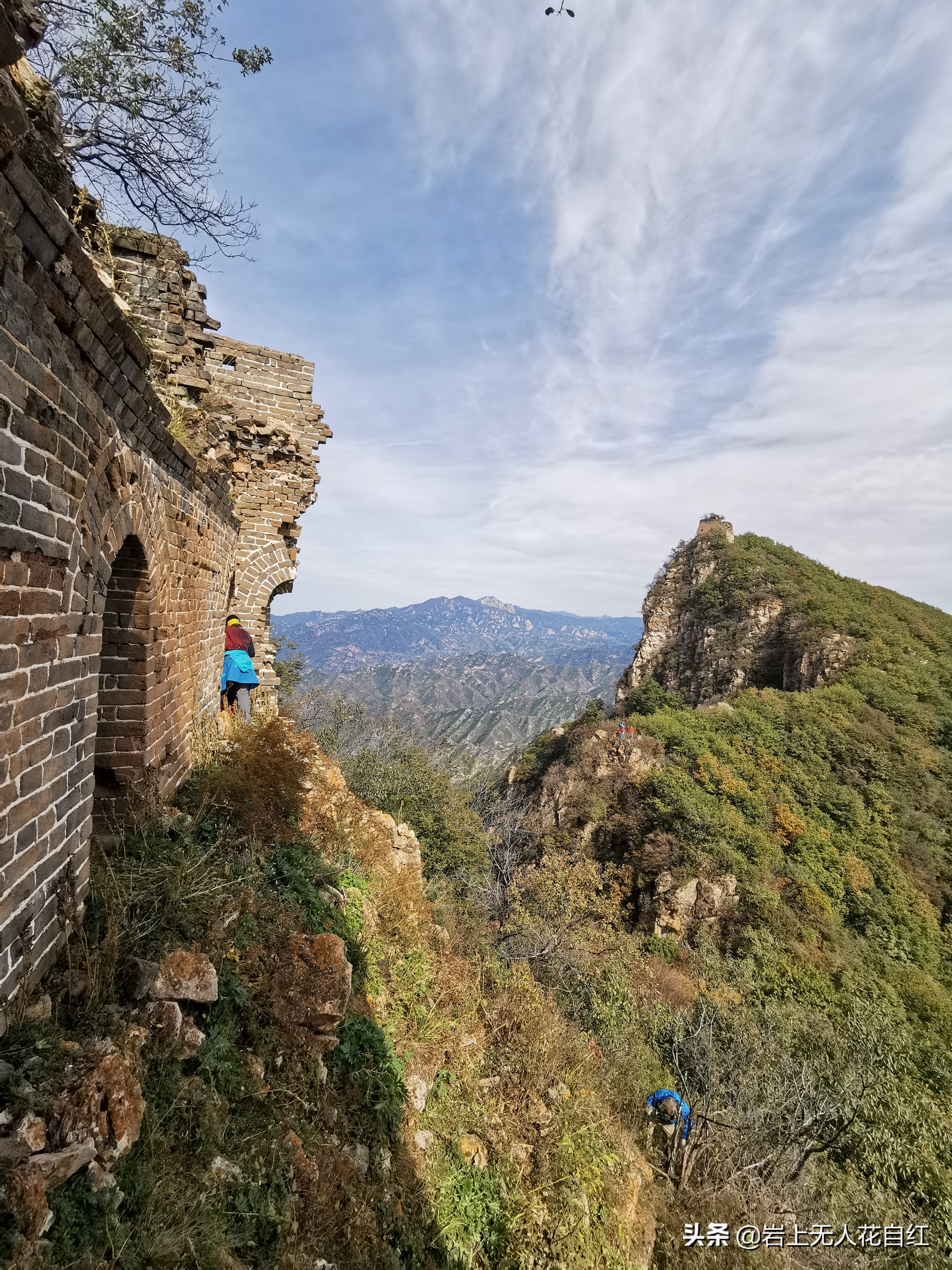 司马台东段长城之5：五道梁、倒班岭口之菱形楼、白头楼、水门洞