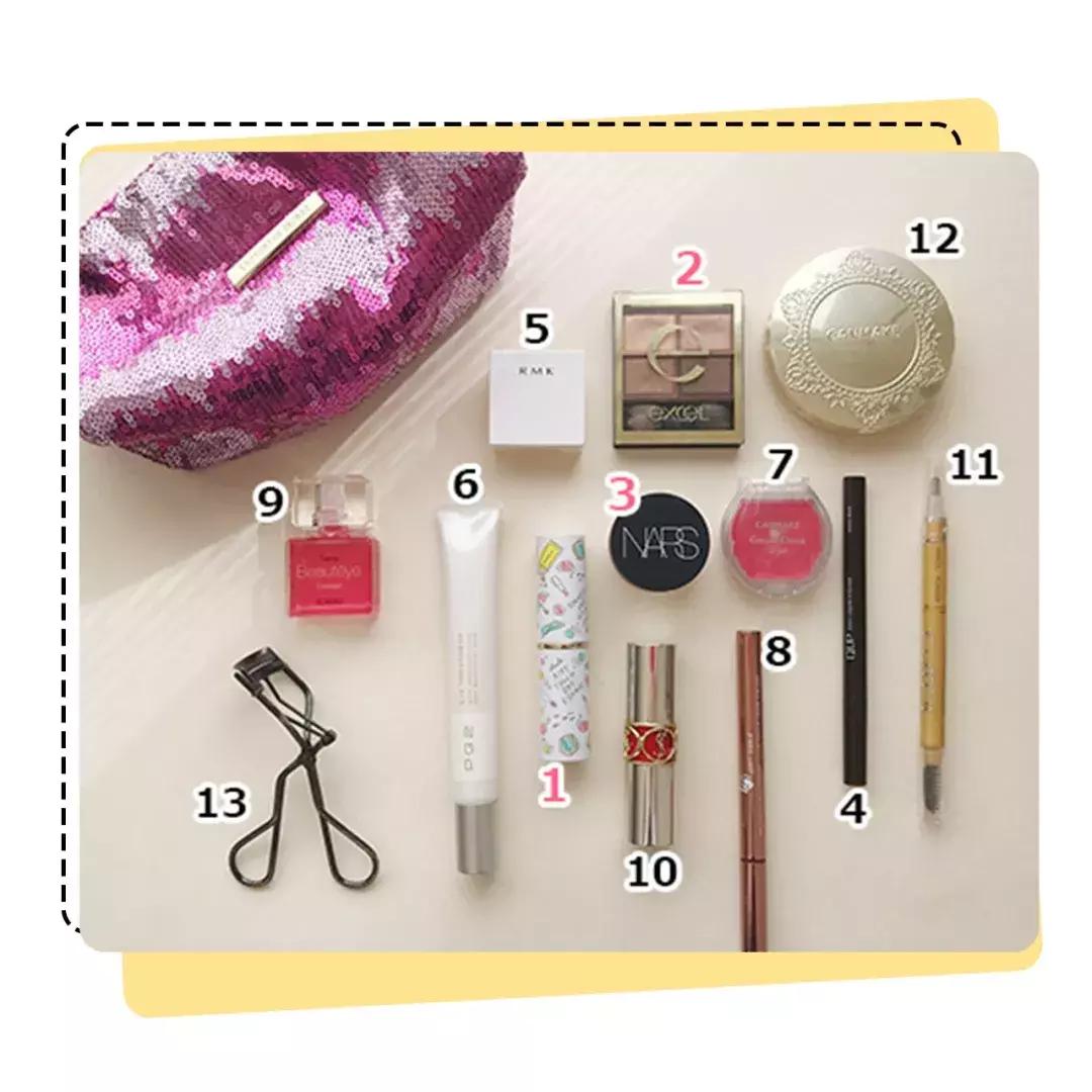 日本小姐姐化妆表情包,日本小姐姐化妆包收纳