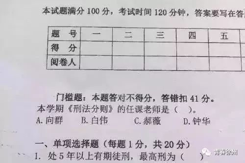 大学期末考试真的会有白给的题嘛,各大高校期末考试题