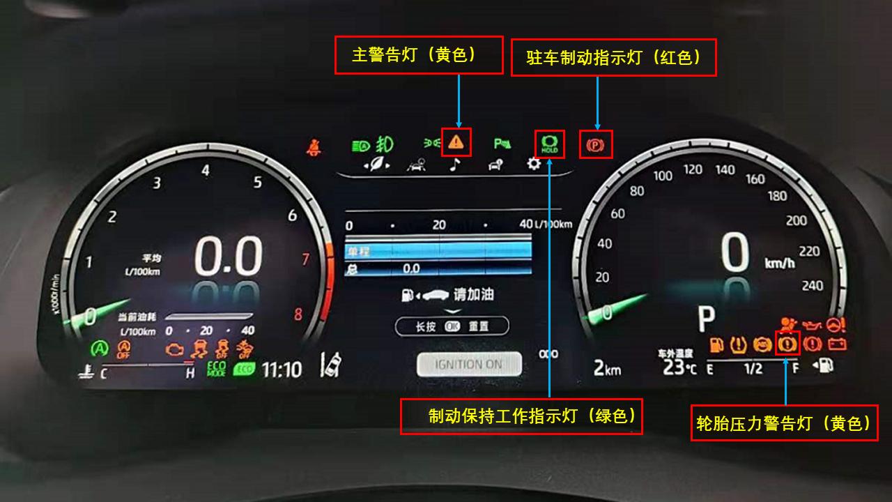 常见的汽车仪表警告灯和指示灯,汽车警告灯亮的含义