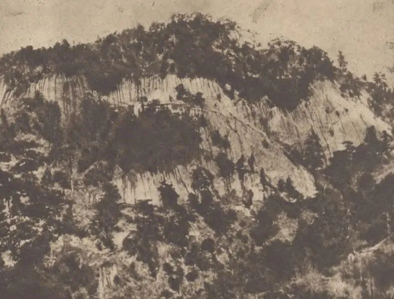 九十年代华山,七百年前的华山湖