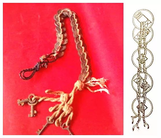 中国象征平安的绳结,代表祝福的绳结