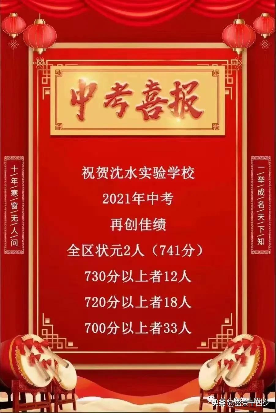 沈阳中考高分,沈阳中考高分统计