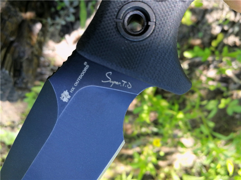 汉道洛克x生存刀暴力测试,户外生存实用工具推荐