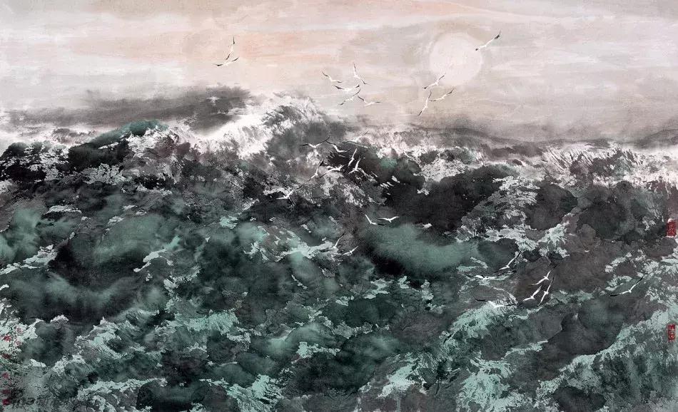 画家宋雨桂作品欣赏,宋雨桂山水书画作品