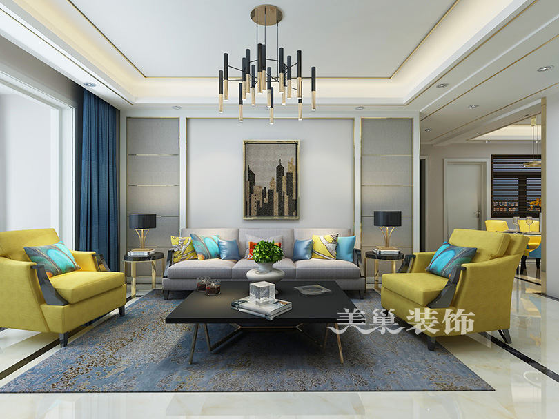 美巢欧式装修效果图大全,美巢装饰简约装修案例