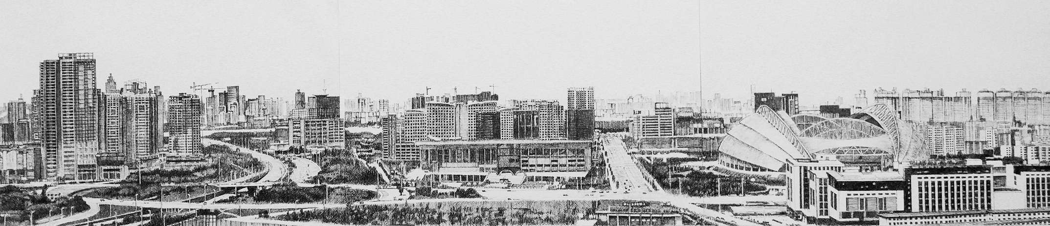 情系山水画作品,情系沈阳