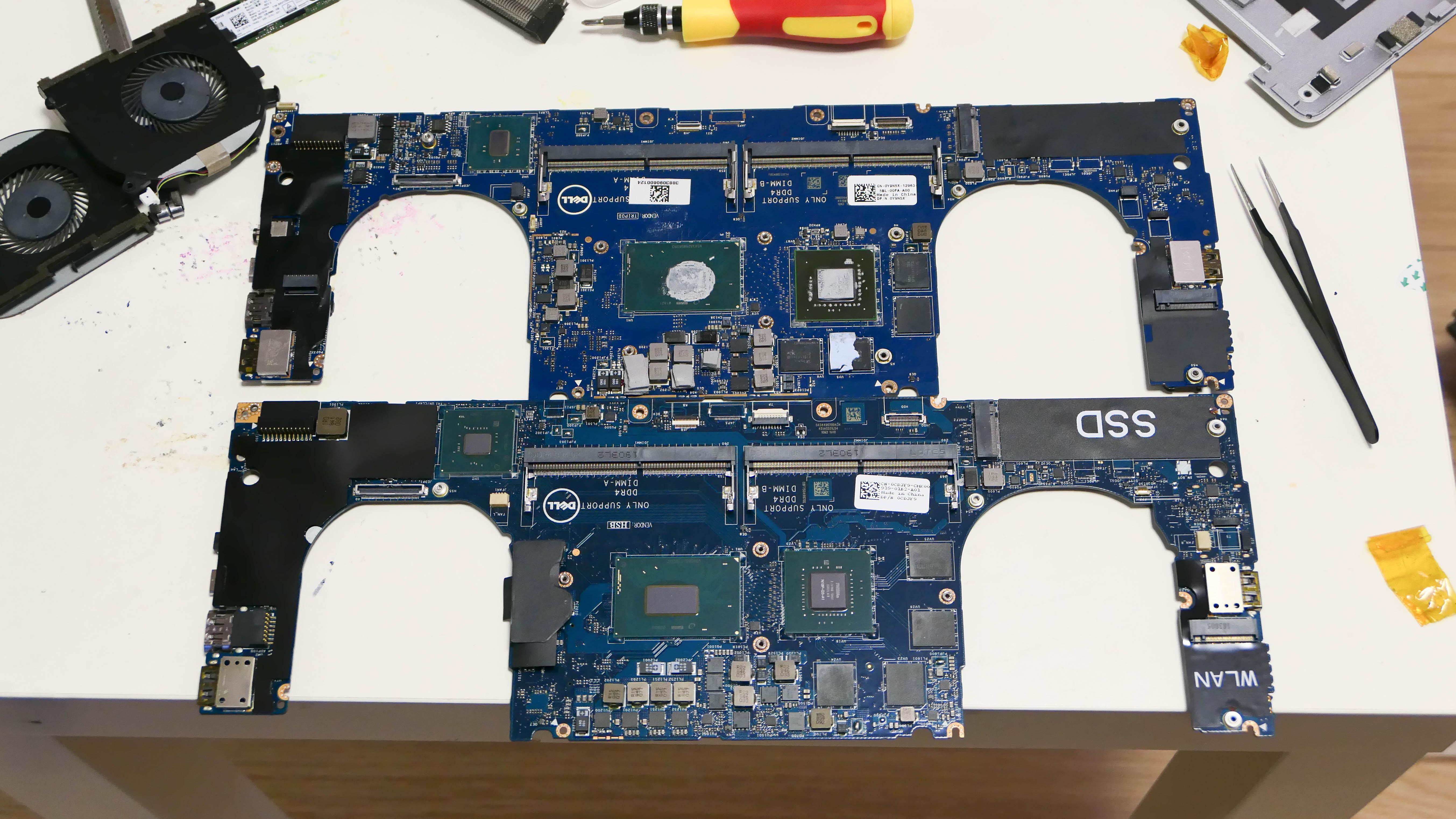 XPS9550升级Precision5530主板实战演习