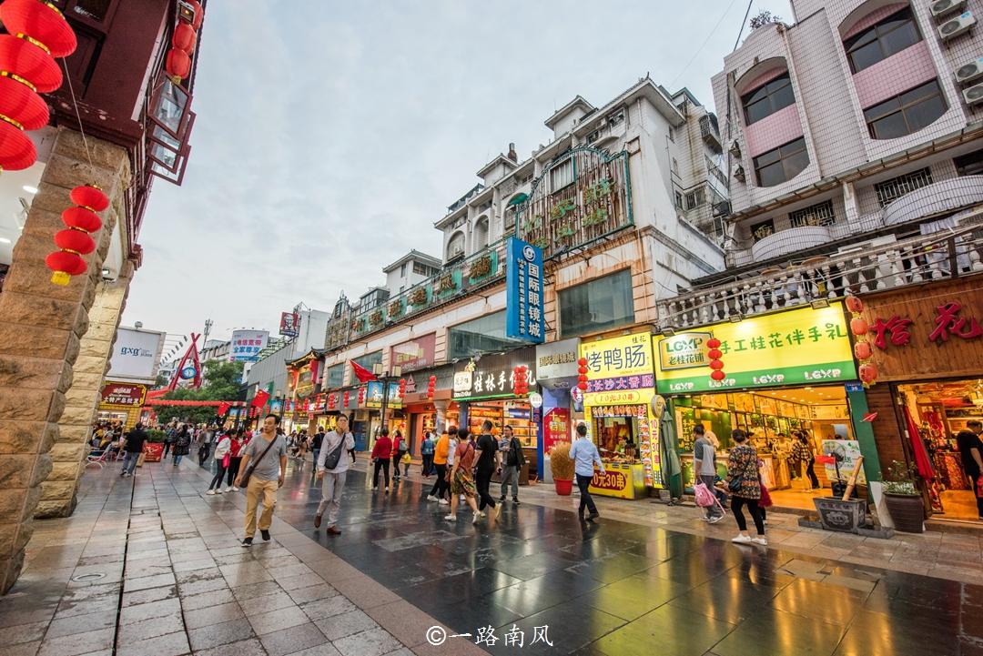 广西桂林步行街,桂林文化古街