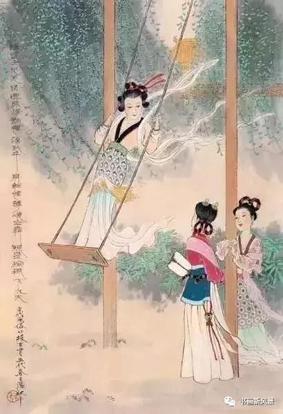 国画里的清明,清明时节传统习俗的画