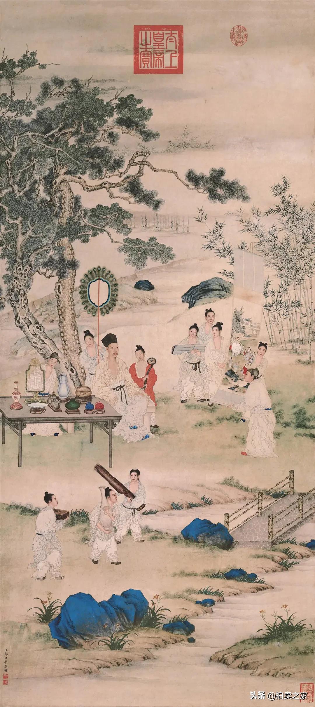 博物馆鉴赏乾隆玉雕,清乾隆白玉玉雕灵芝如意