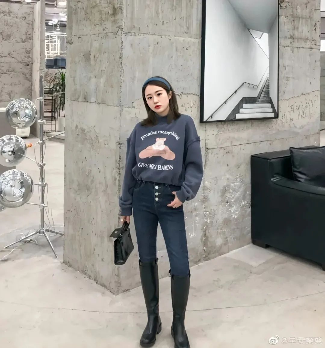 小个子秋冬靴子,小个子靴子秋冬搭配