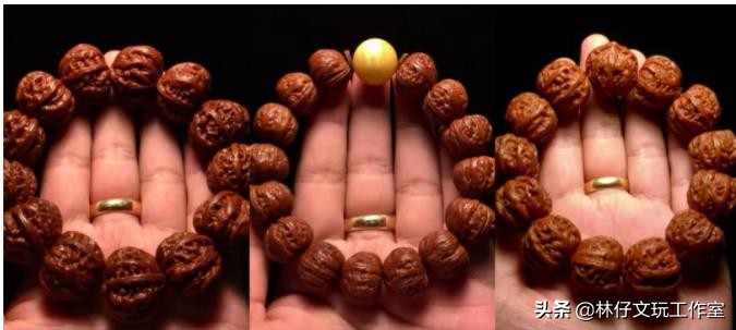 文玩小核桃手串前期怎么玩,天津蓟县野生文玩小核桃手串