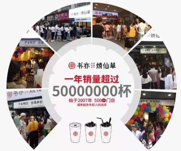 加盟书亦烧仙草加盟费明细,书亦烧仙草奶茶店加盟排名