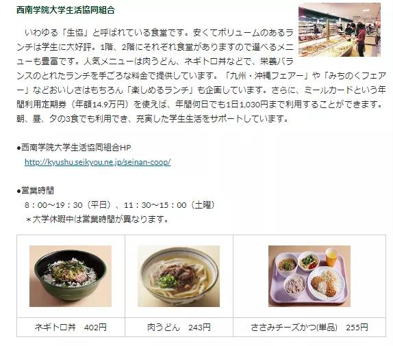 有哪些日本大学推荐,日本西南学院大学