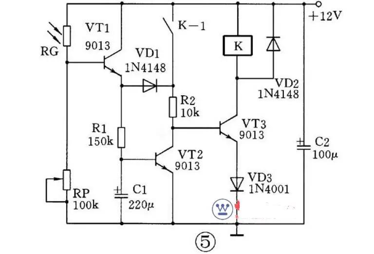 三极管光电开关原理,三极管光控开关