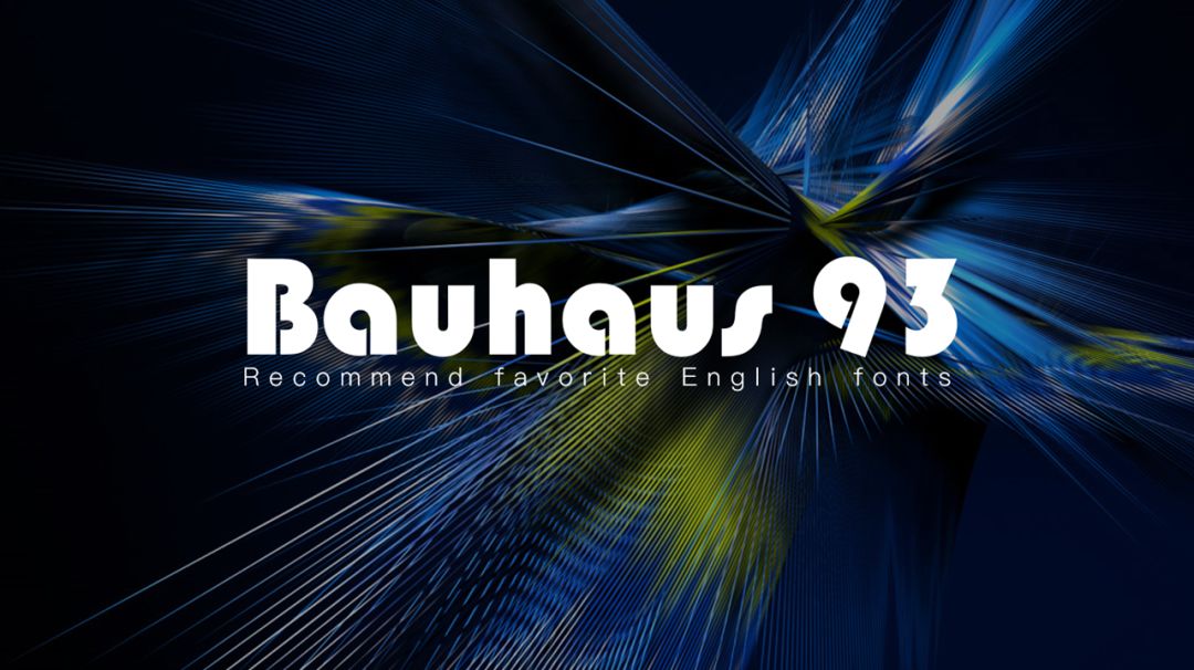 超赞！我喜欢这几个英文字体！用在PPT上非常的适合