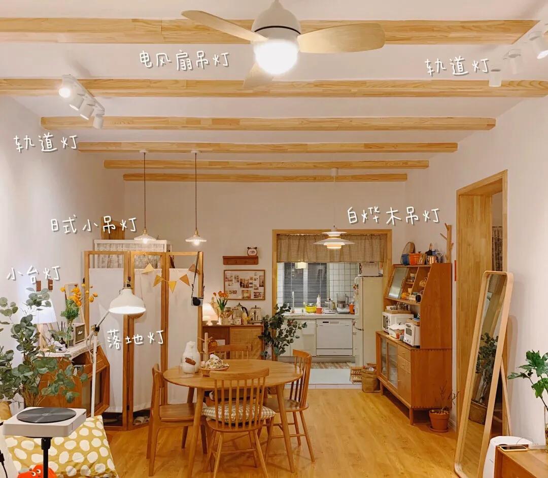 喜欢多光源暖色可以开小灯也可以开大灯