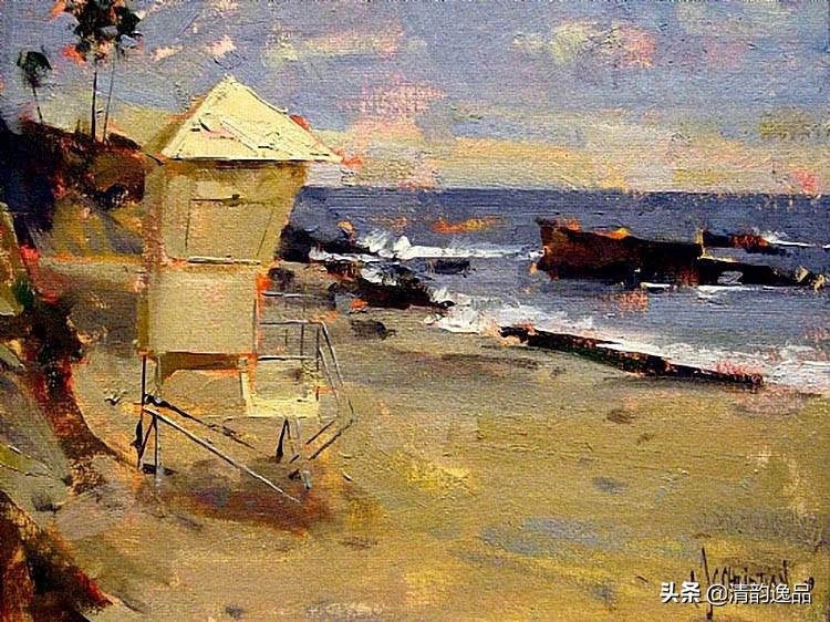 美国艺术家乔biwler油画作品赏析,丽莎印象派油画欣赏
