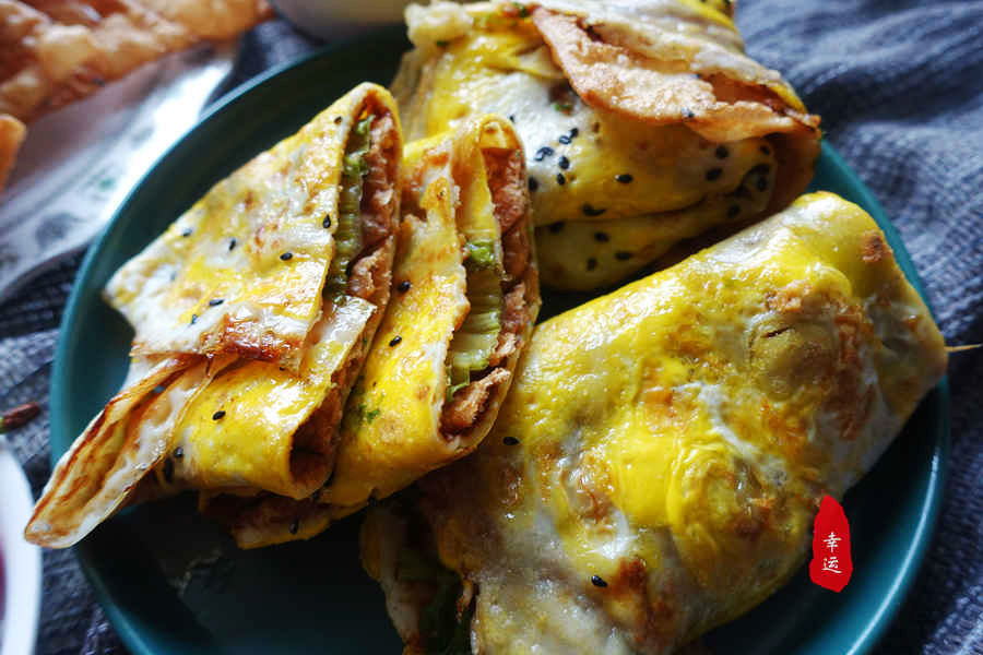 纯手工煎饼又薄又脆好吃,家庭版薄脆煎饼