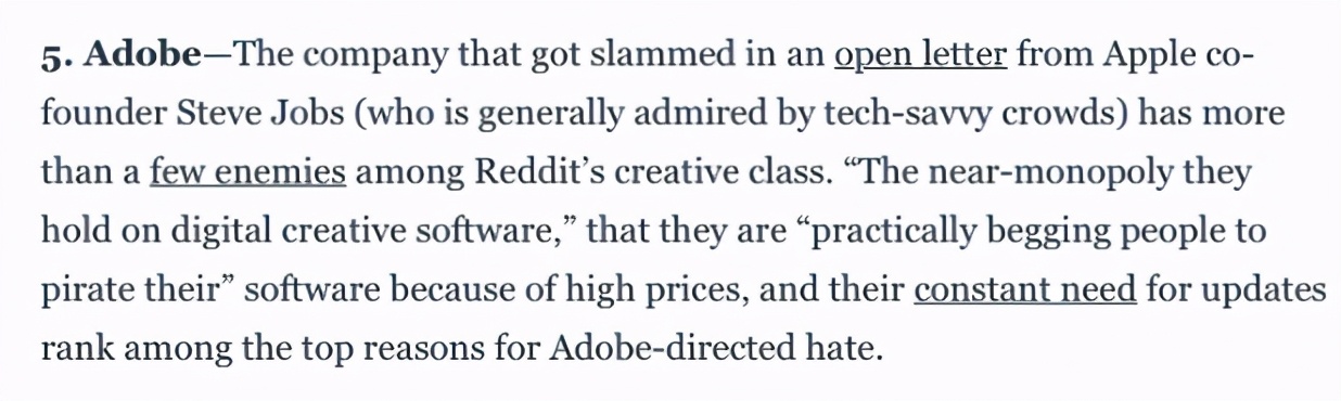 adobe历史性时刻,当年被乔布斯嫌弃的adobe