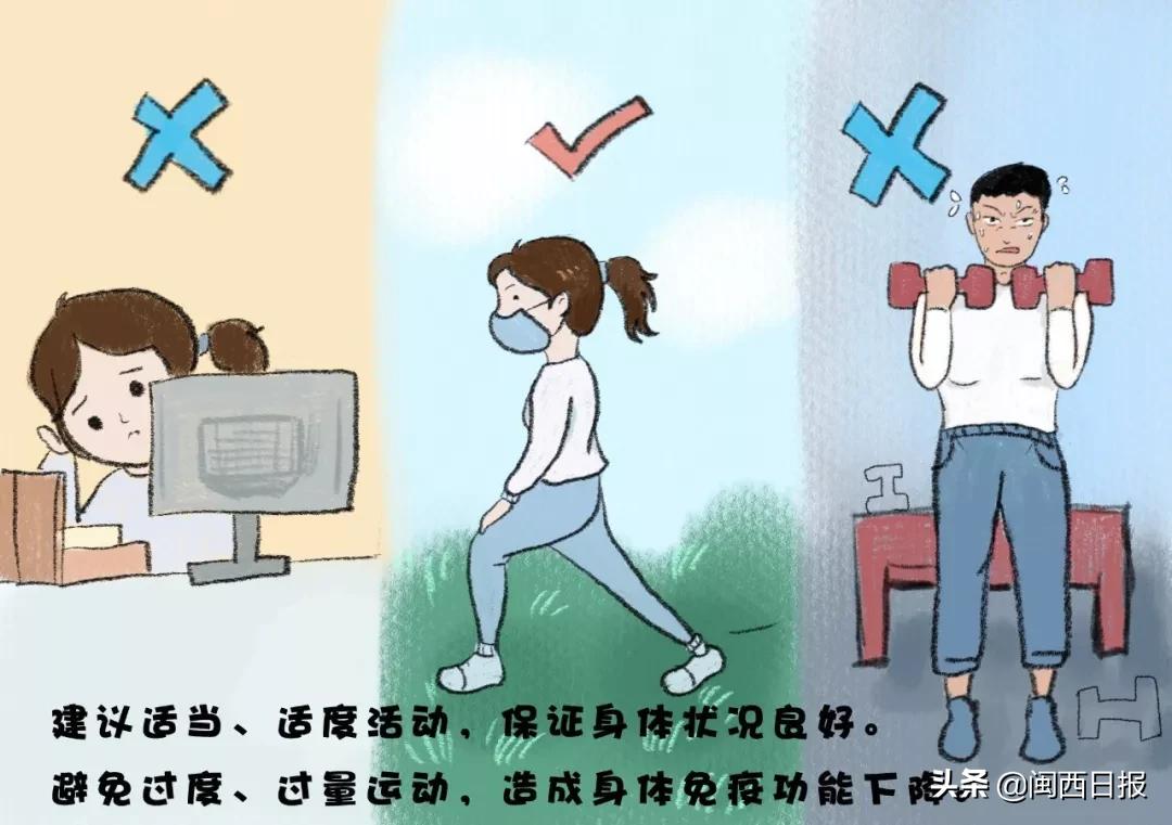 预防新型冠状病毒的漫画简单的,抗击新型冠状病毒肺炎漫画