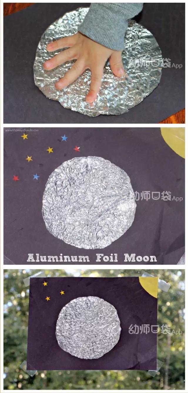 给孩子玩锡箔纸,亲子锡箔纸