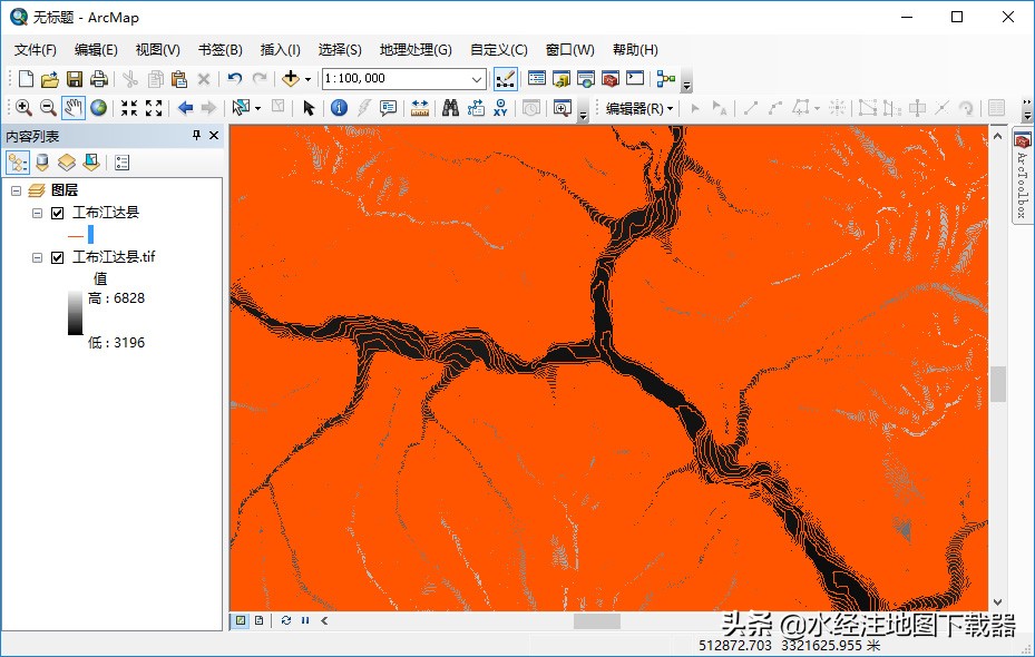 如何下载等高线,怎么下载矢量等高线