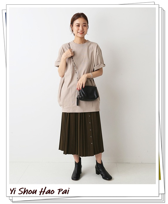 半身百褶裙的穿搭方法冬款,百褶半身裙穿搭秋冬小个子