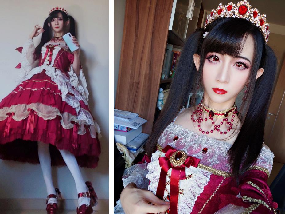 直男看洛丽塔裙子,人间第一情男生版本