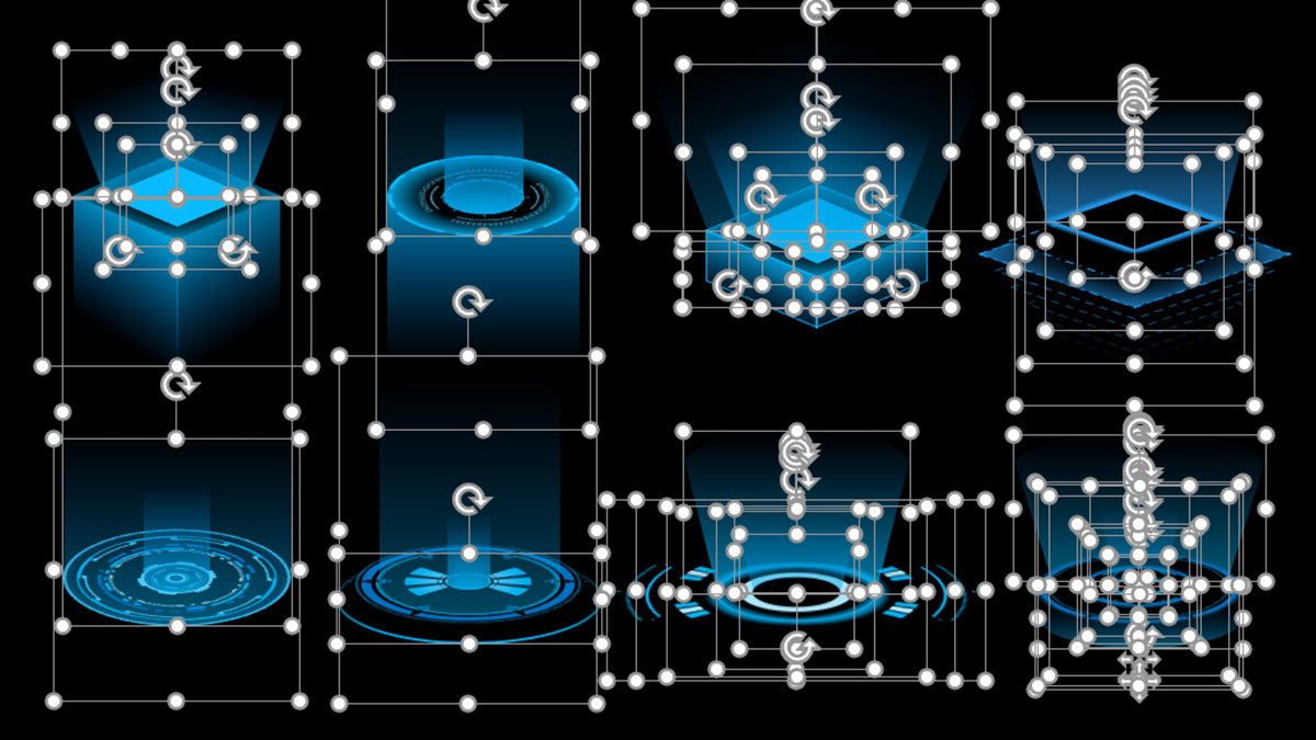 全息ppt互动投影,全息最炫投影素材