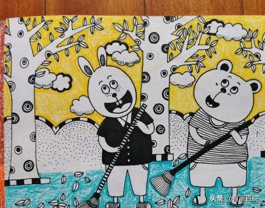 儿童创意画9-12岁,儿童创意画7-8岁创意画入门教程