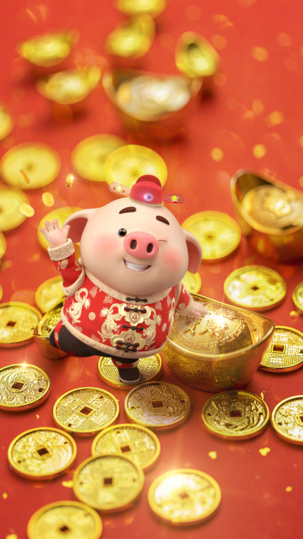 猪年猪猪壁纸,猪猪大海壁纸手机超清全屏
