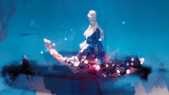 剑灵新职业弓箭手技能演示,剑灵弓手新手武器